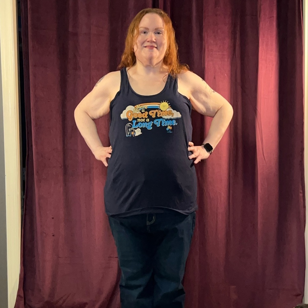 Boredwalk Size XXL Unisex Navy Blue Tank Top